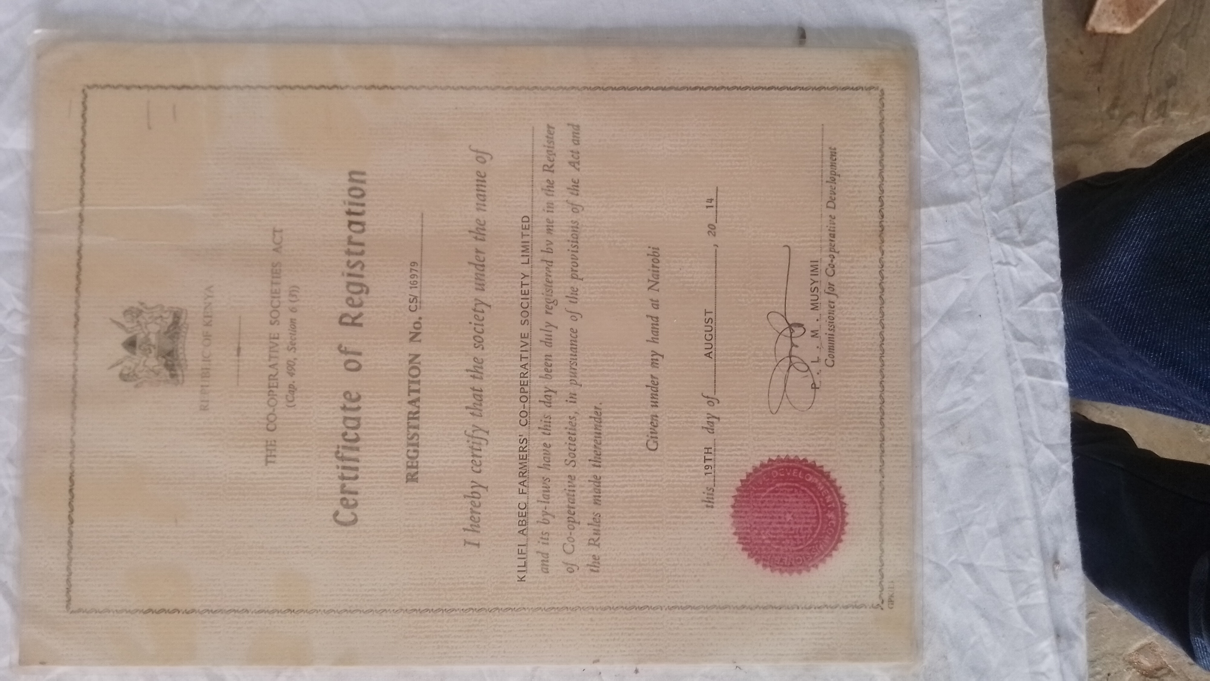 Kilifi ABEC Farmers cooperative